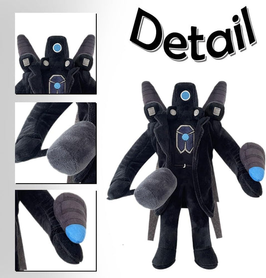 Cartoon Video Game Character Z Toilet Plush Doll