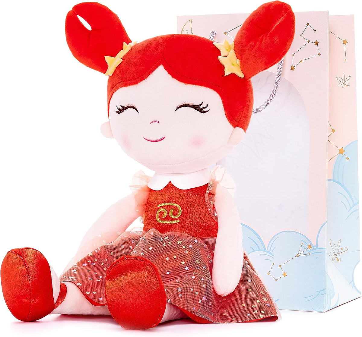 17" Constellation Cancer Plush Baby Doll Gift