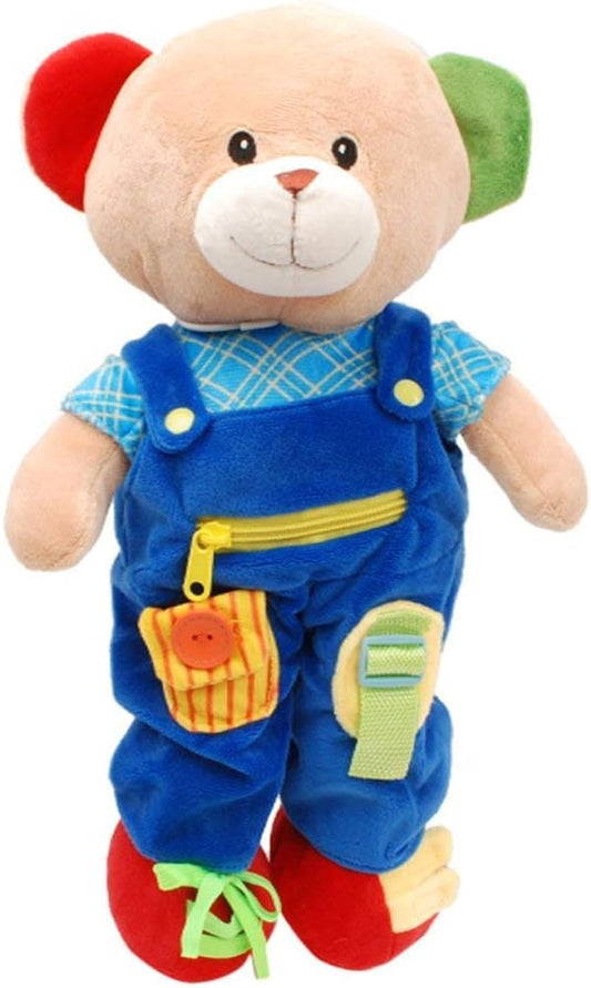 16" Educational Teddy Plush with Removable Outfit