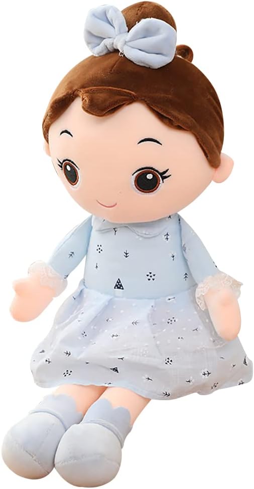 17.7" Plush Princess Rag Doll with Dress