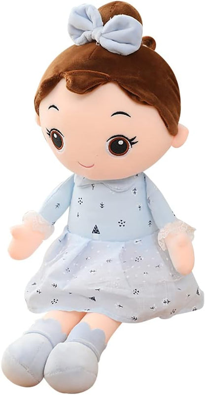 17.7" Plush Princess Rag Doll with Dress