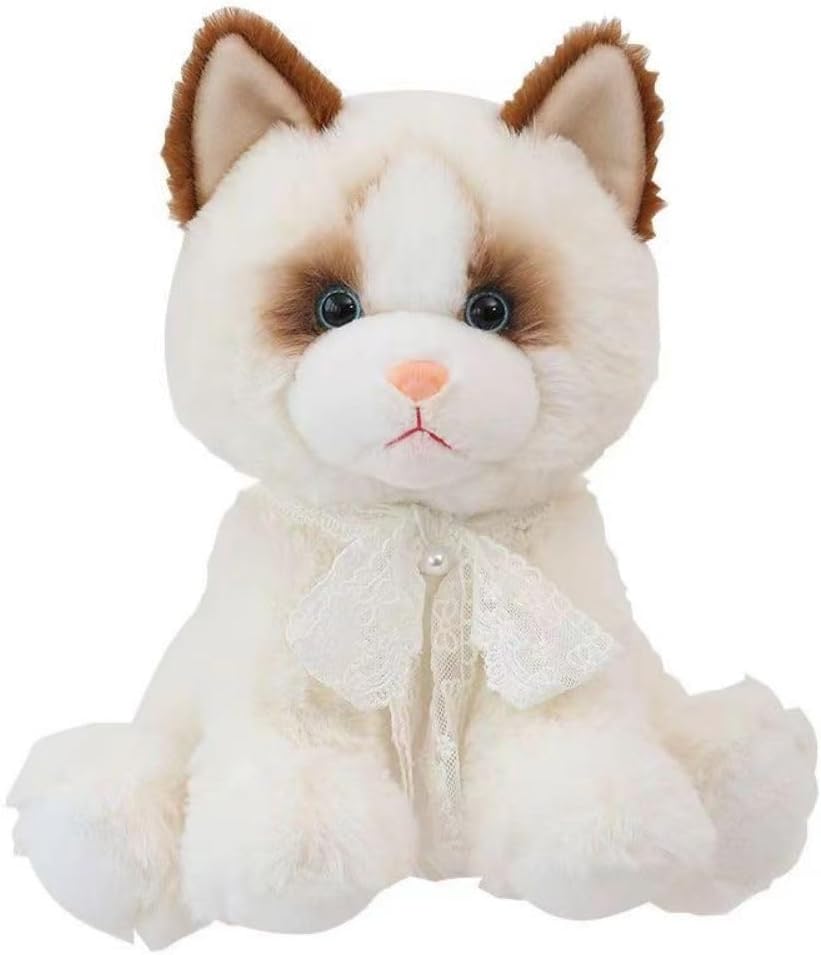 10" Grey Handmade Ragdoll Cat Plush