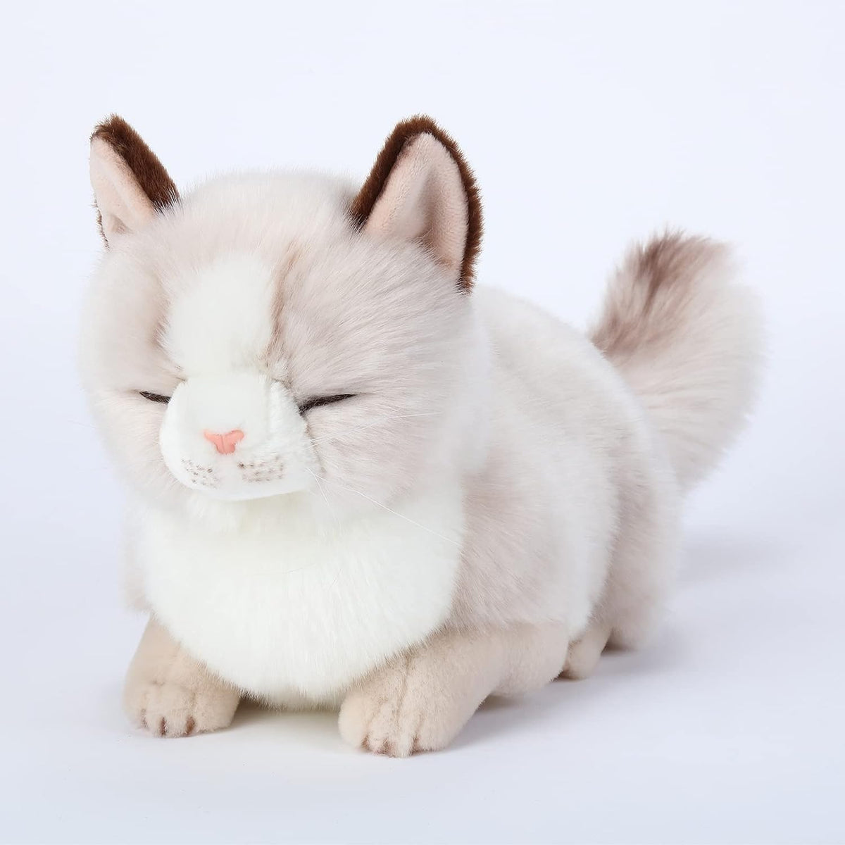 Handmade Sleeping Ragdoll Cat Plush