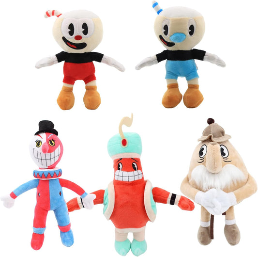 5-Piece Clown Plush Figure Set