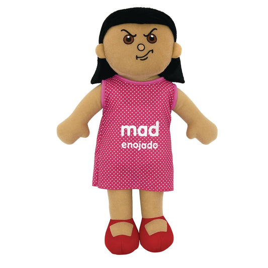 18" Bilingual Emotions Multi-Ethnic Baby Dolls Set of 4