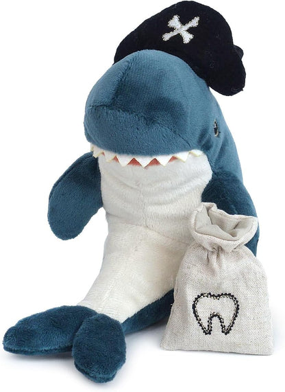 7" Pirate Shark Tooth Fairy Plush with Pouch