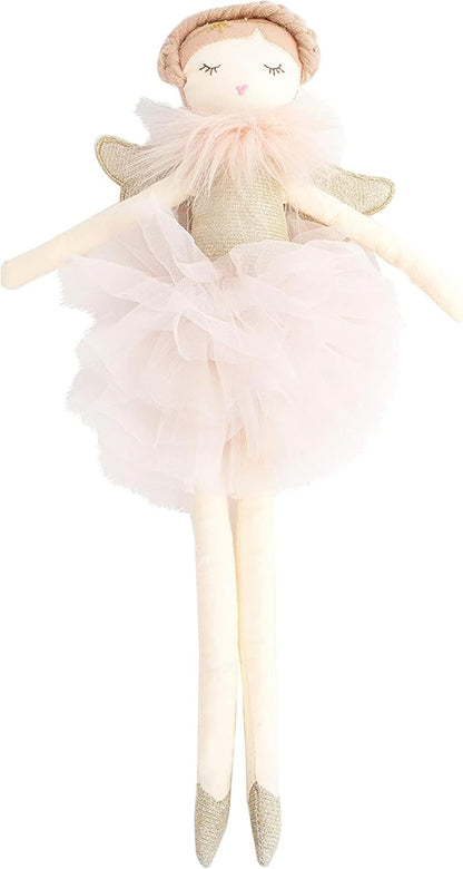 15" White Elegant Angel Plush Doll