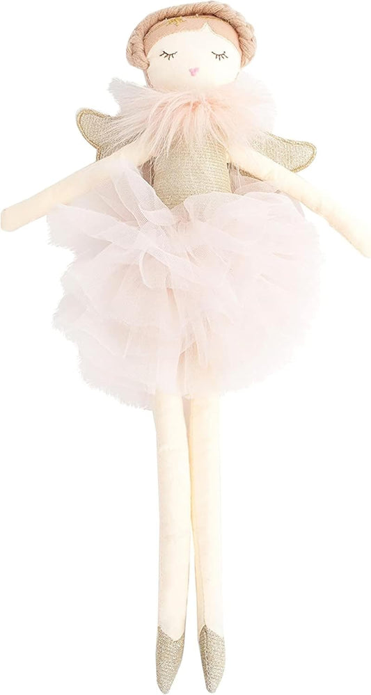15" White Elegant Angel Plush Doll