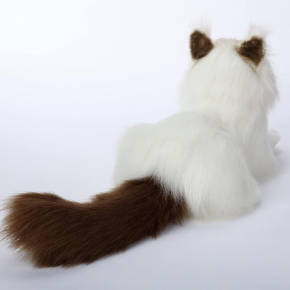 20" Handmade Brown & White Ragdoll Cat Plush