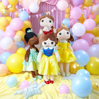 14.17" Cute Plush Rag Princess Doll with Crown