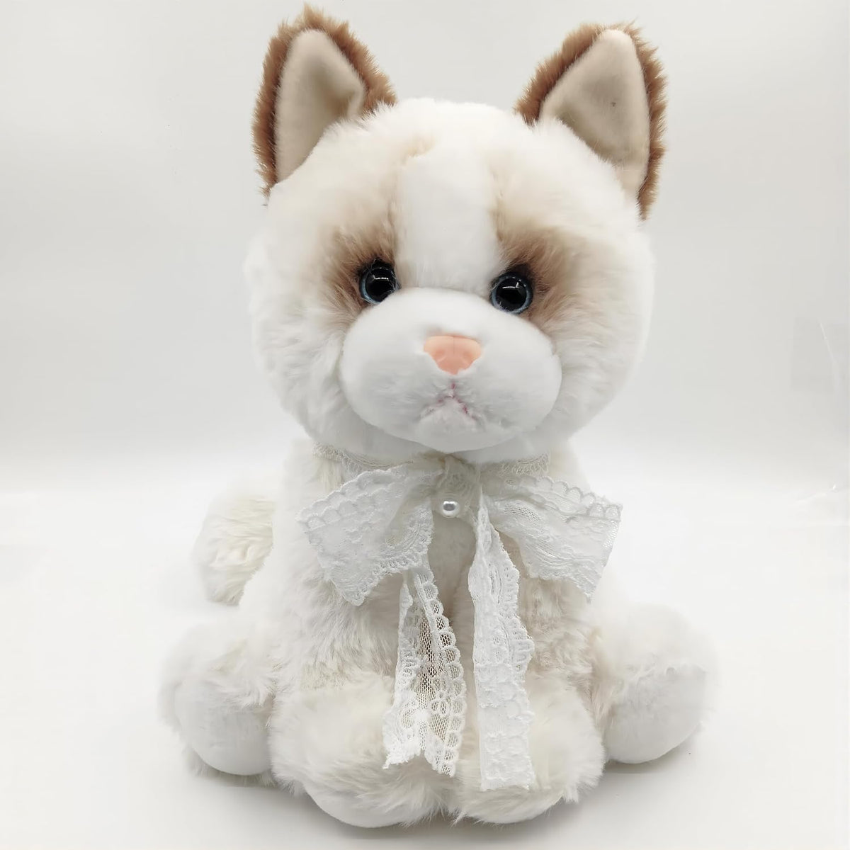 10" Grey Handmade Ragdoll Cat Plush
