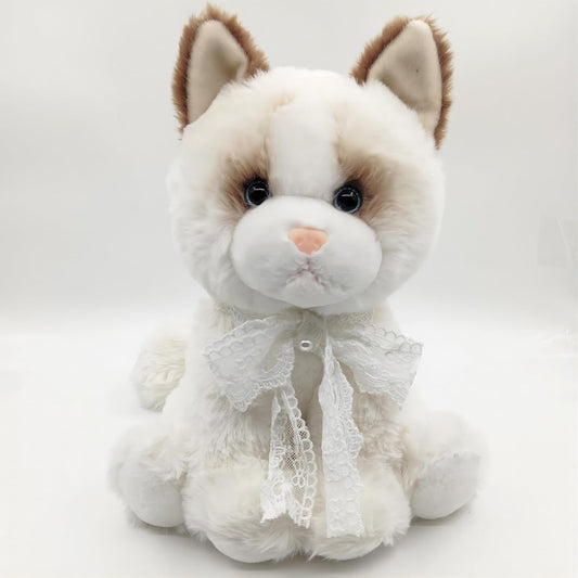 10" Grey Handmade Ragdoll Cat Plush
