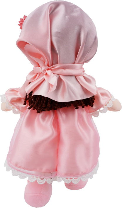 14" Pink Soft Cuddly Hijab Rag Doll