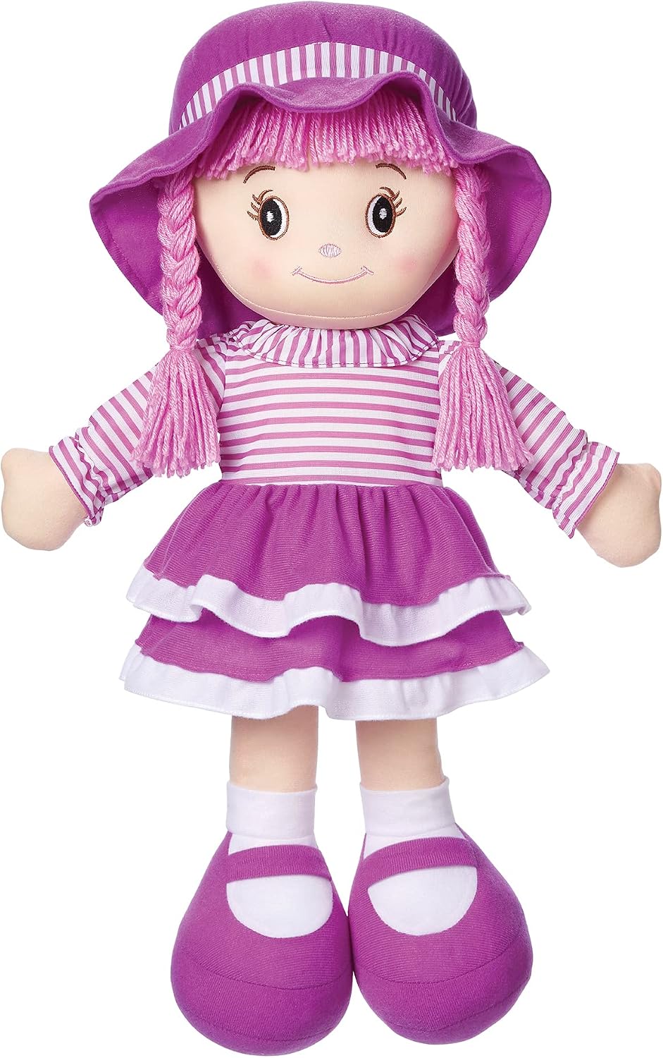 24" Purple Theme Huggable Rag Doll