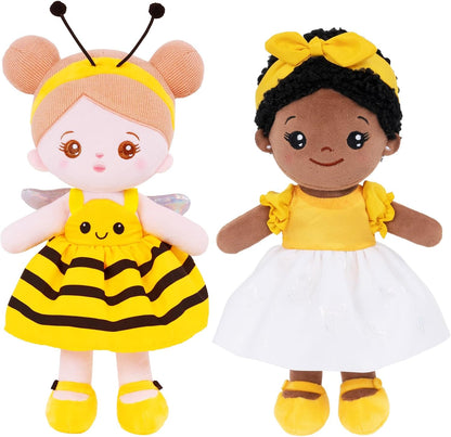 2-Pack 13" Sleeping Cuddle Buddy Rag Dolls
