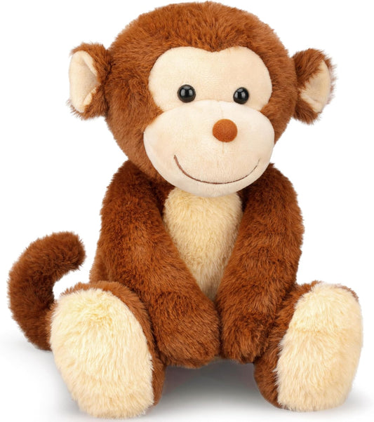 12.5" Soft Fluffy Monkey Plush Toy