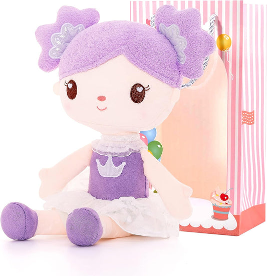 14" Purple Candy Princess Plush Doll with Gift Bag