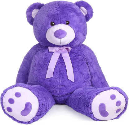 5ft Giant Teddy Plush with Footprint 63"